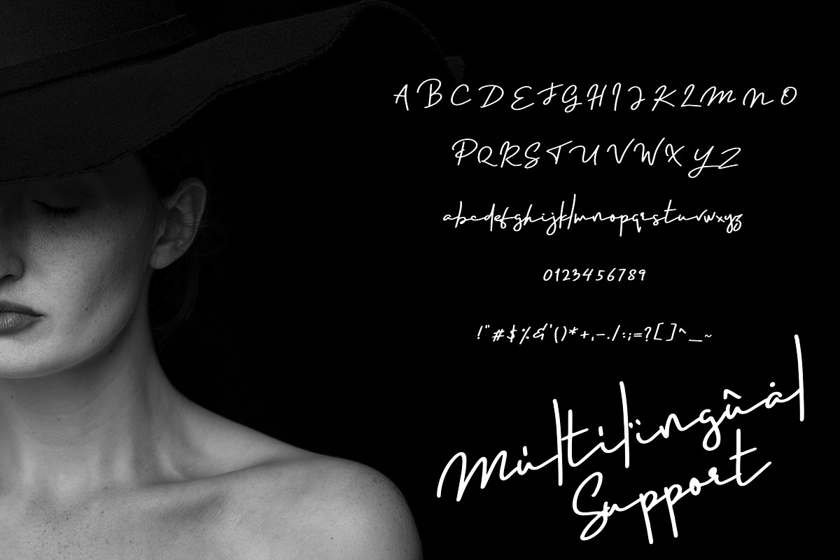 Portraits - Signature font preview 8