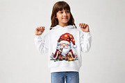 Christmas Santa Gnome Clipart Bundle, a Transportation Illustration by Digital Artistic99 (Thumbnail 5 of 9)
