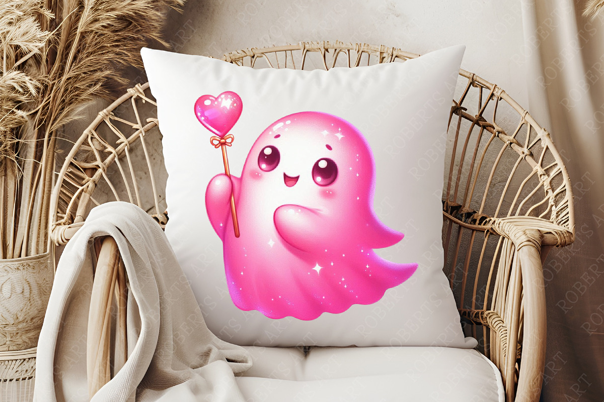 Charm Pink Halloween Clipart Bundle, an Illustration by RobertsArt (Photo 6 of 7)