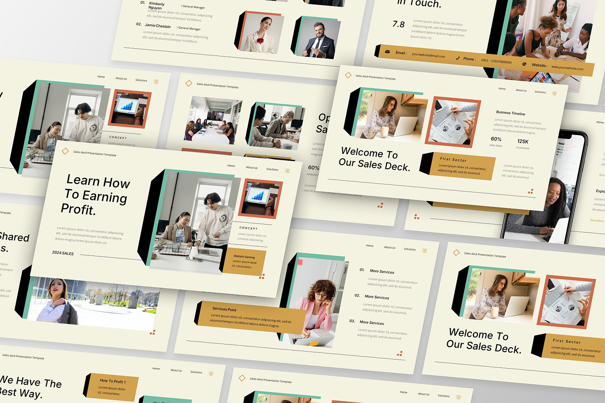 Earning - Sales Deck Keynote, a Presentation Template by MtvtdArt (Photo 6 of 6)