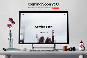 Coming Soon Minimal Template