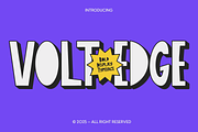 Volt Edge - Bold Display Typeface, a Font by Indotype Foundry (Thumbnail 1 of 10)