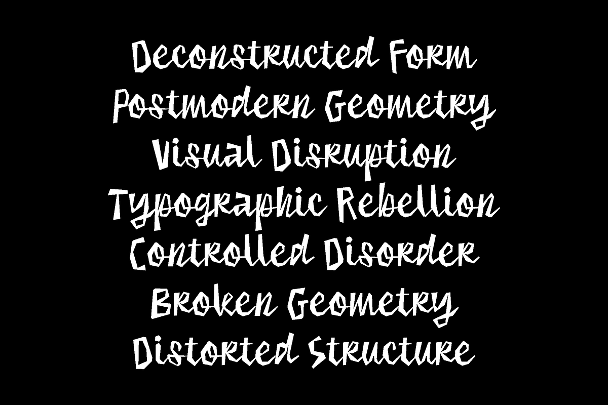 Origamo - Experimental Script Font, a Script Font by Typeparties (Photo 5 of 14)