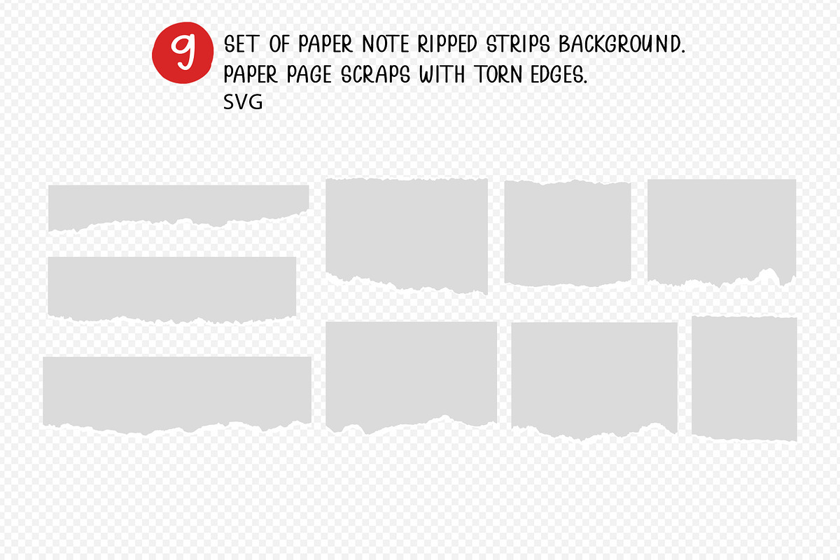 Paper Note Ripped Strips Background, a Background Graphic by kaisorn (Photo 2 of 3)
