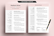 Professional Resume/CV Template Word, a Resume Template by TemplateCrafts (Thumbnail 2 of 3)