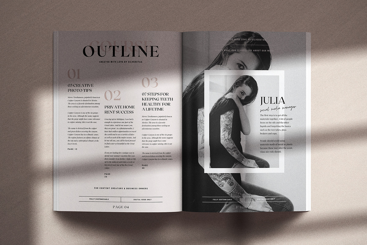 Sophie CANVA eBook/Magazine Creator, a Magazine Template by SilverStag Type Foundry (Photo 23 of 26)