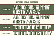 Supportex - Slab Baseball Font, a Slab Serif Font by Pandeka Studio (Thumbnail 6 of 12)
