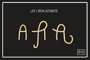 Monorain Vintage Handrawn + Bonus, a Script Font by Haws.std (Thumbnail 5 of 7)