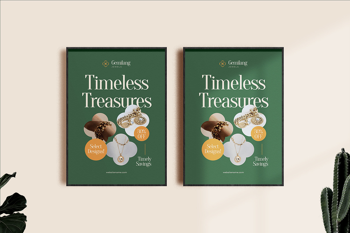 Timeless - Poster Template, a Poster Template by Fannan Studio (Photo 3 of 3)