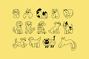 Pets and mascots, vector elements, a Graphic by venimo (Thumbnail 10 of 13)