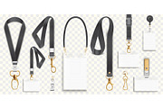 ID badge lanyards with clips, an Object Illustration by Yayasya (Thumbnail 2 of 3)