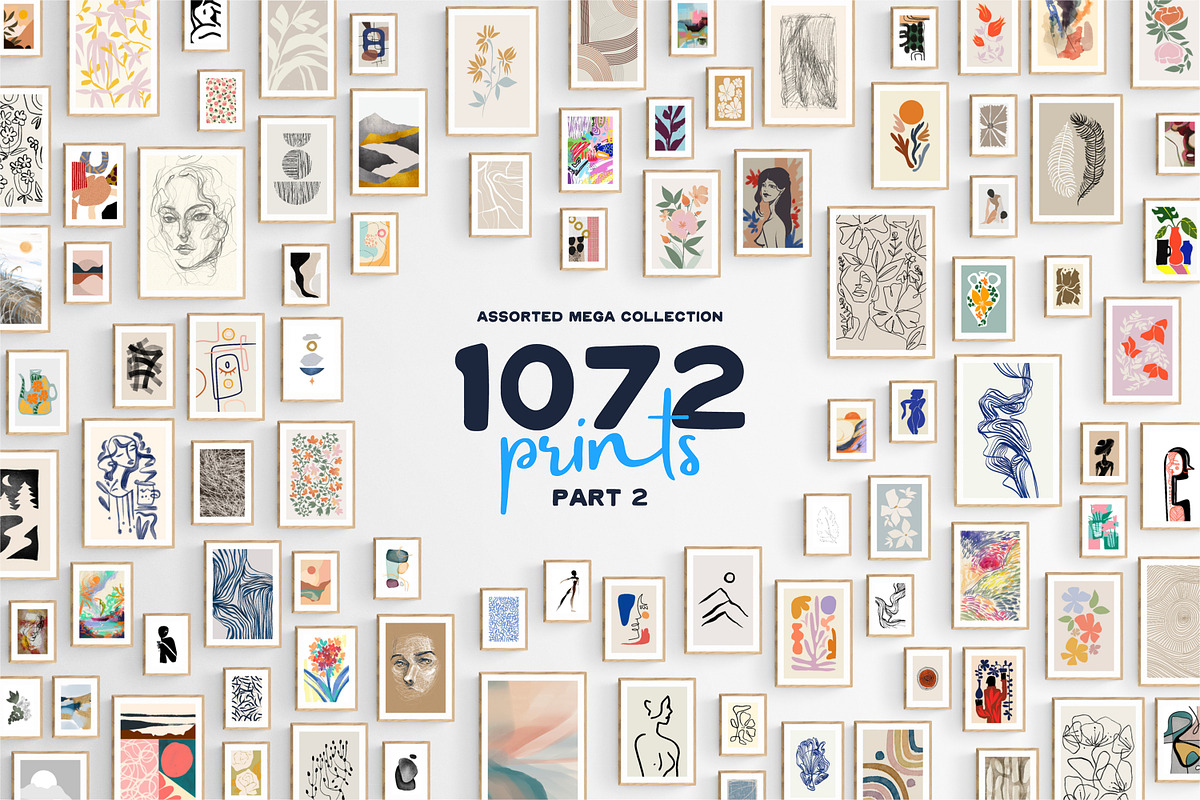 1072 Assorted Prints, a Decorative Illustration by GoodPrint22 (Photo 1 of 11)