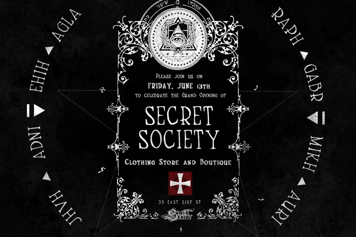 Handmade Font SecretSociety
