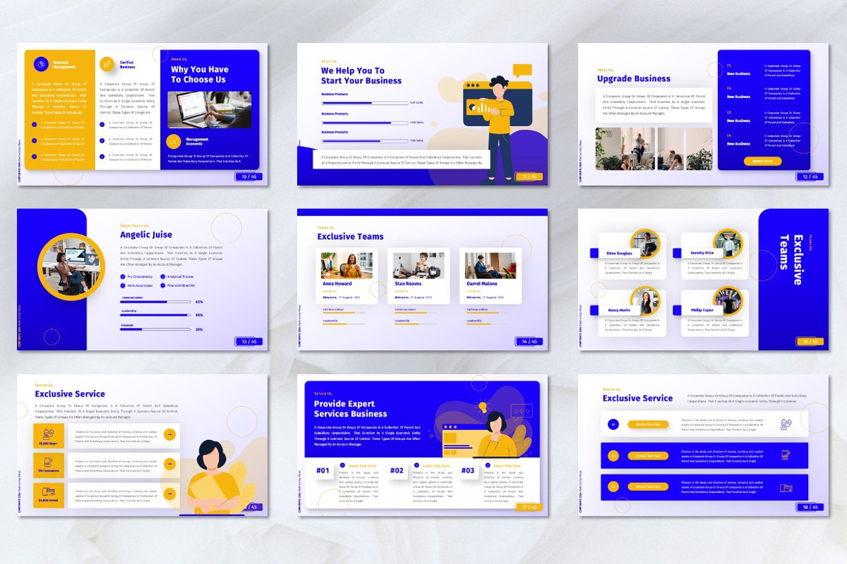 Crufes - Corporate Keynote Template, a Presentation Template by Dhabee (Photo 4 of 7)