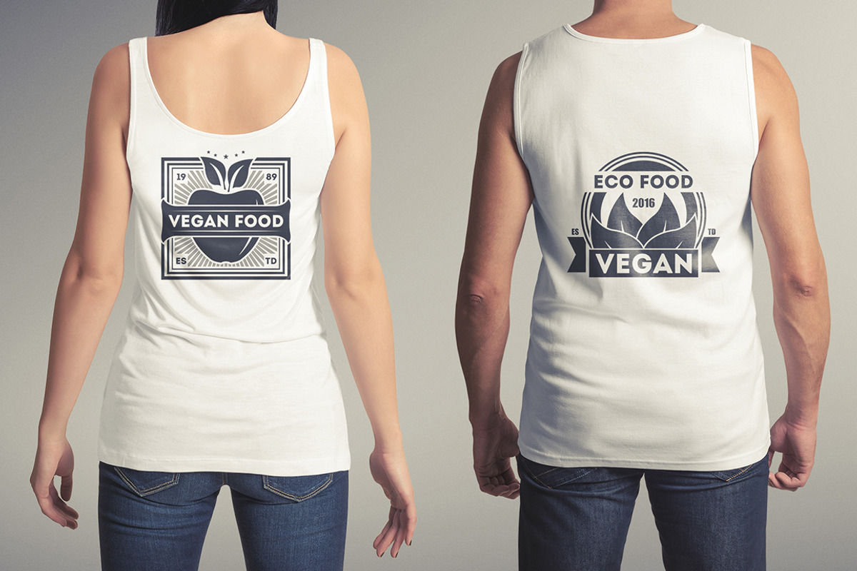 Vegan logo kit, a Branding & Logo Template by Alfazet Chronicles (Photo 10 of 13)