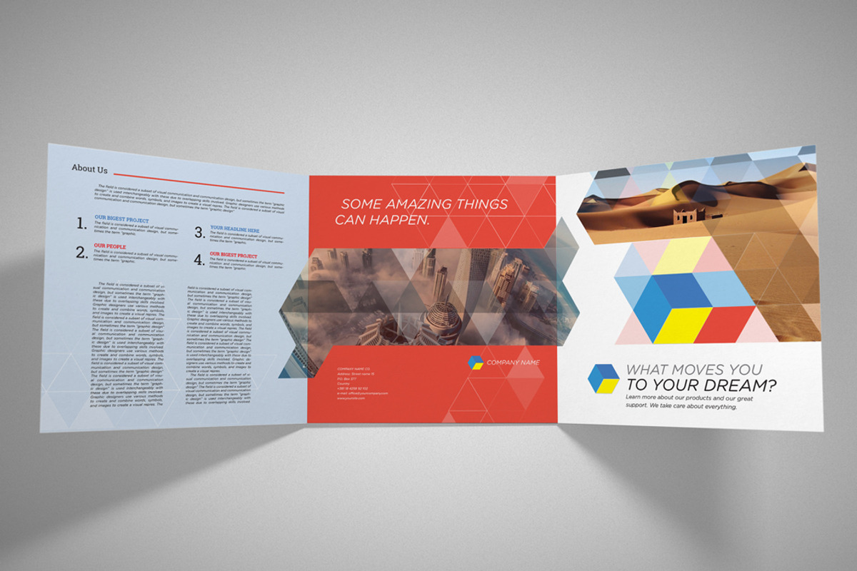 Indesign Square Brochure Nine, a Brochure Template by RudanStudio (Photo 2 of 6)