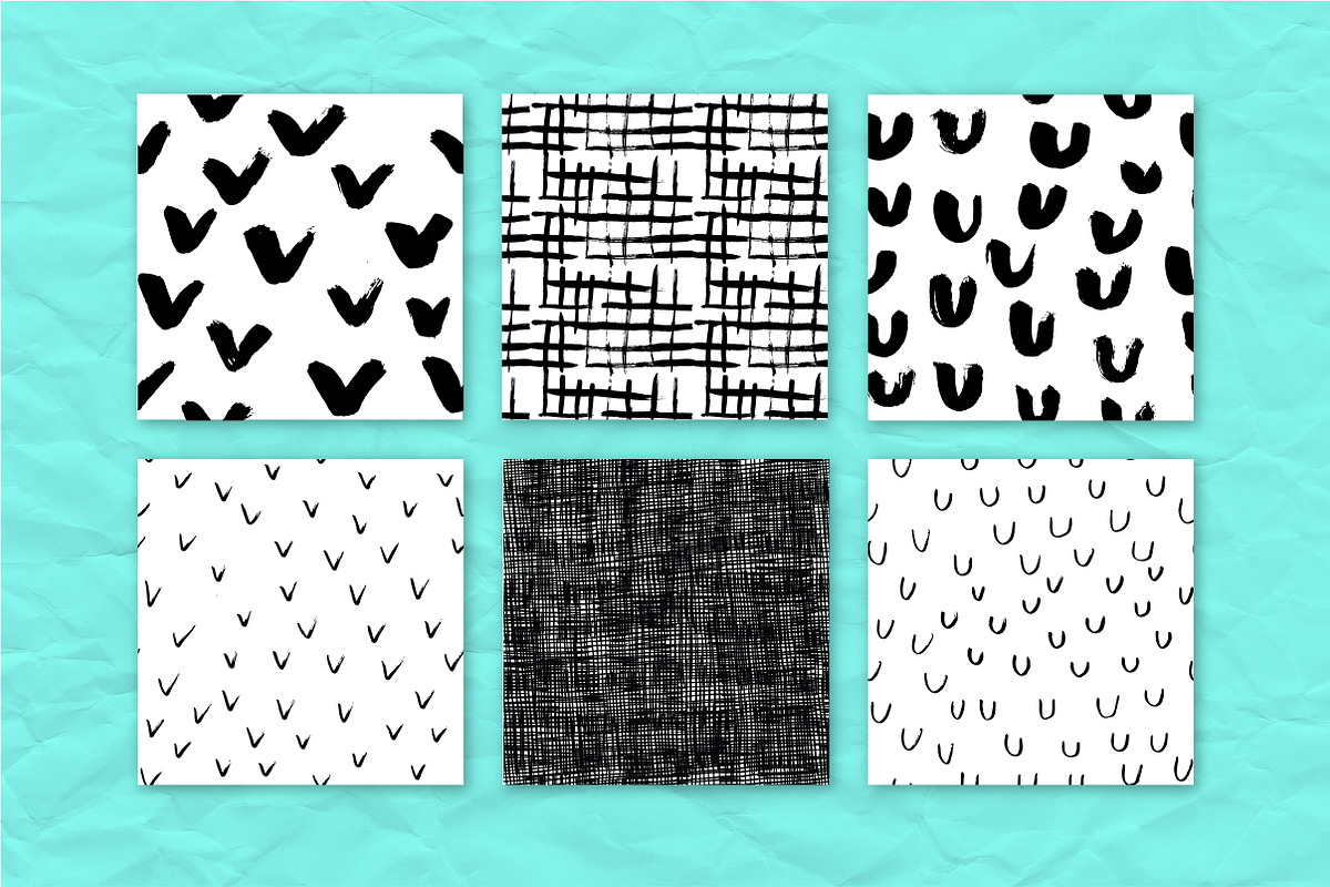34 ink effect seamless patterns (v3), a Pattern Graphic by AnastasiaFears (Photo 5 of 7)