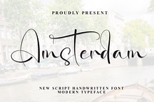 Amsterdam | Script Font