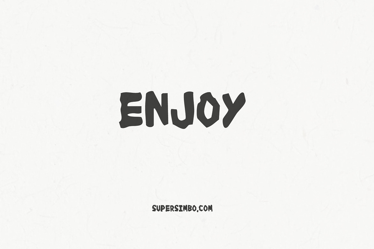 Dusty Dusty | Hand Drawn font, a Handwritten Font by Supersimbo © (Photo 7 of 7)
