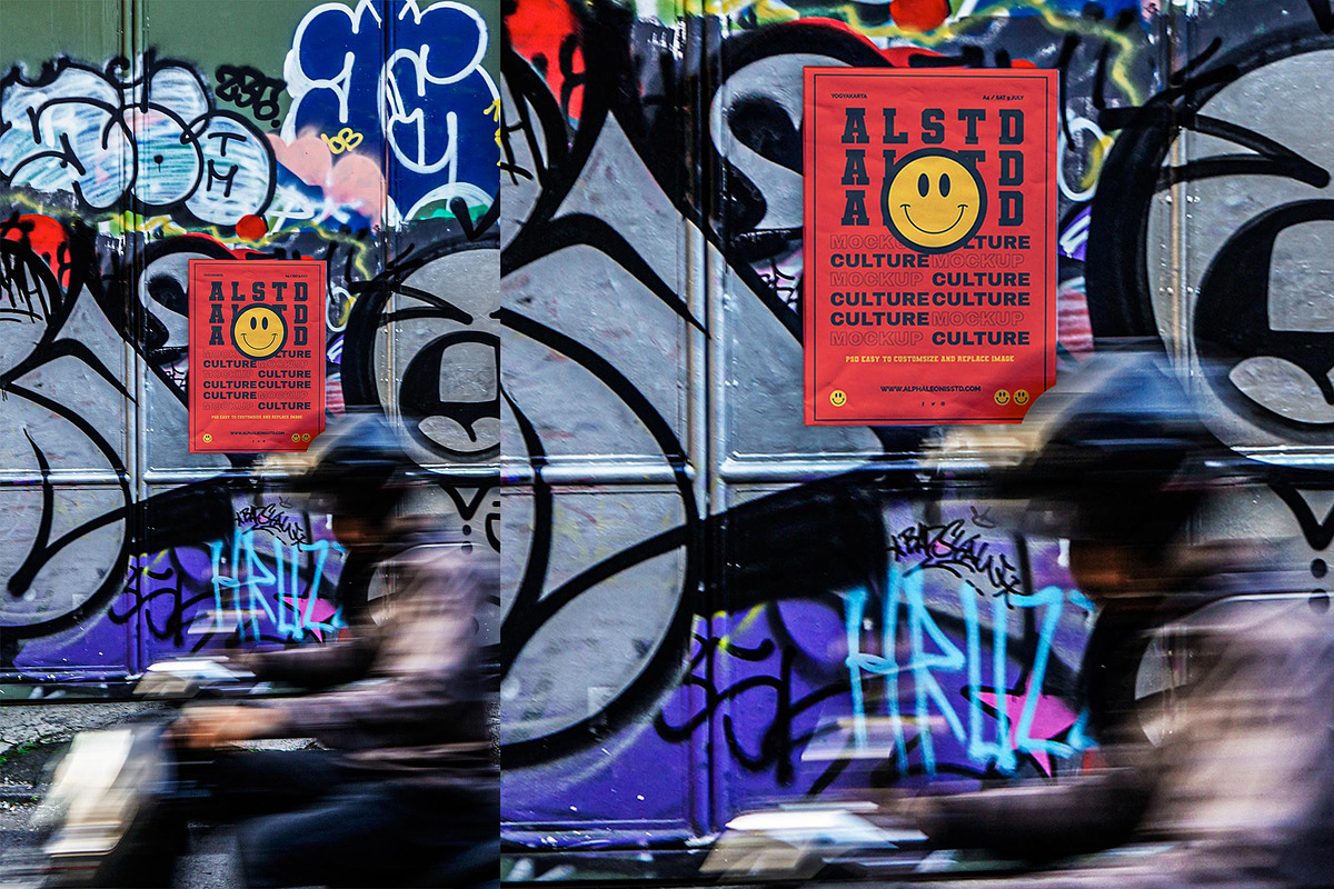 Mockup Poster Urban Pack 1, a Product Mockup by Alphaleonis_std (Photo 4 of 4)