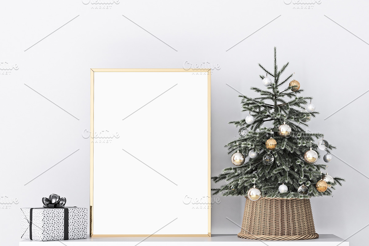 Christmas Frame Mockup Bundle -20, a Print Template by Mockup Shop (Photo 5 of 39)