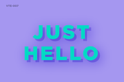 Vibrant Text Effects, a Layer Style Add-On by Projectile (Thumbnail 8 of 9)