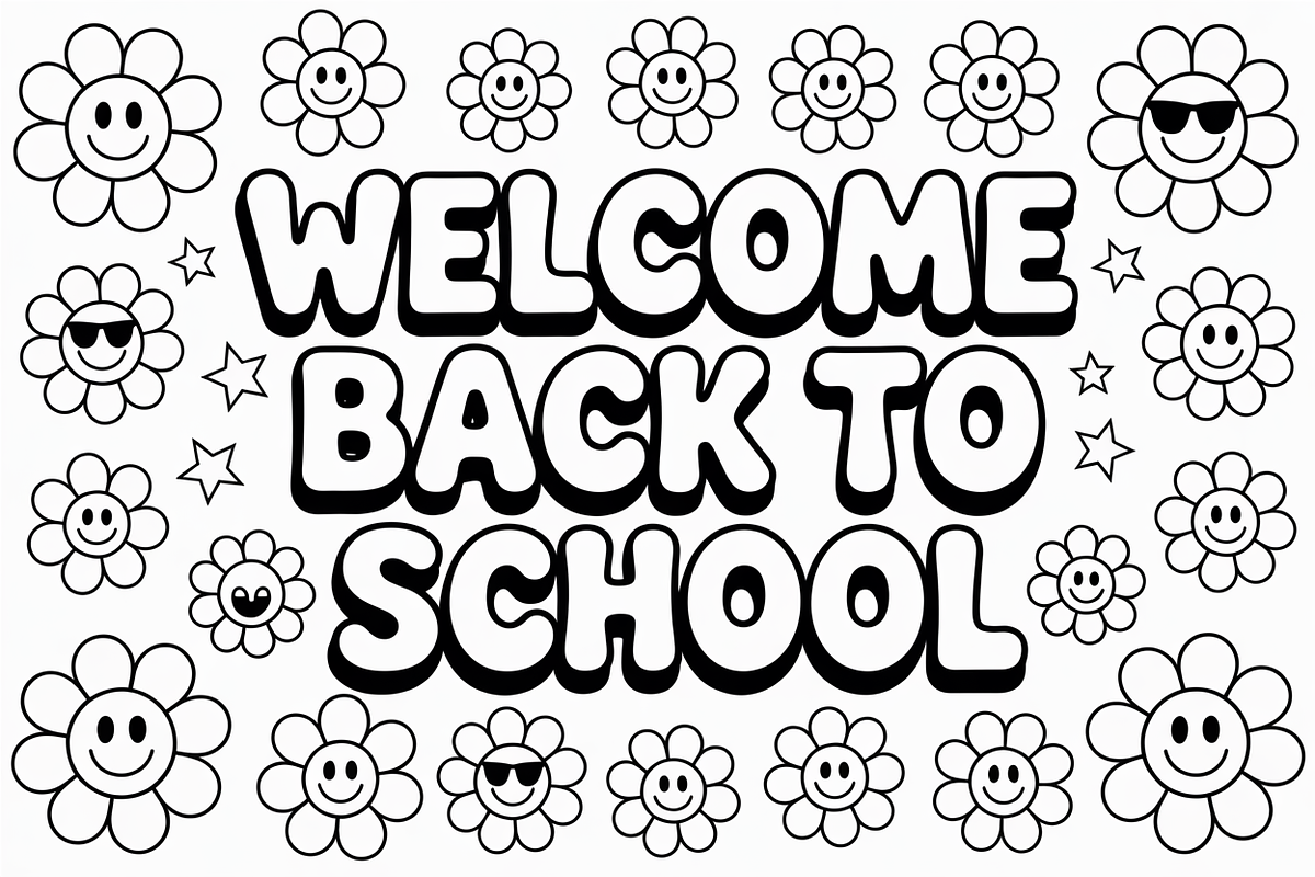 Back to School Coloring Pages design, an Illustration by Amazin_art (Photo 13 of 13)