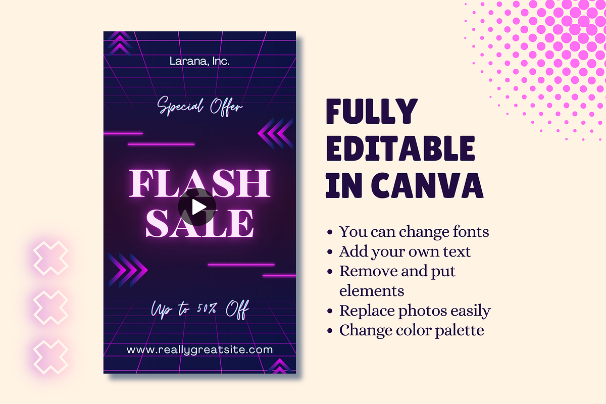 Neon Animation Instagram Story, a Templates & Theme by TemplateCastleStore (Photo 2 of 9)