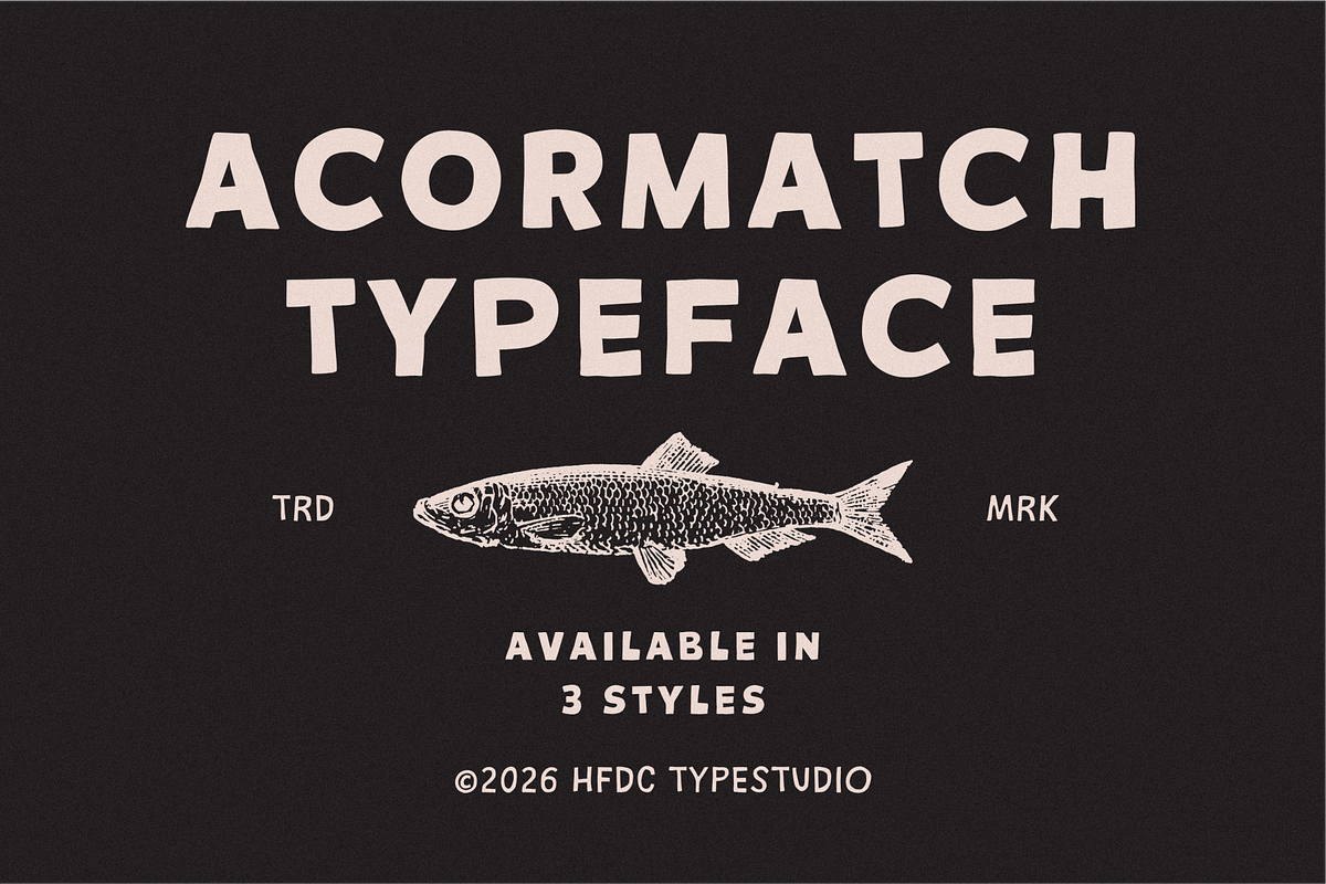 Acormatch Casual Hand Drawn, a Sans Serif Font by 24Design Studios (Photo 1 of 13)