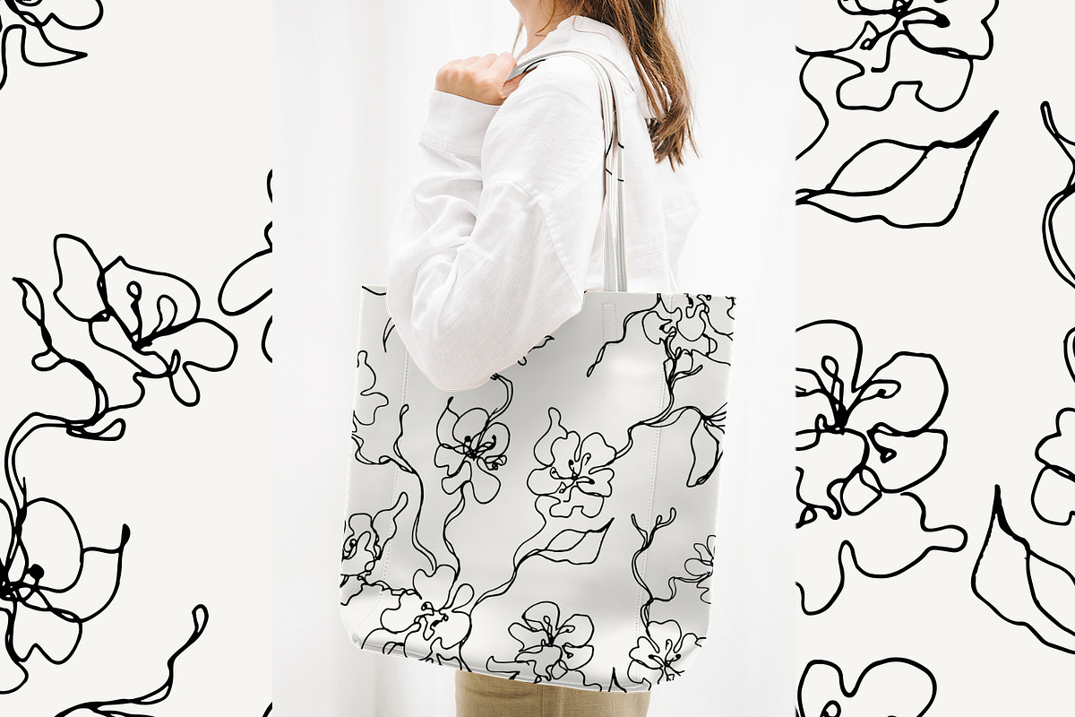 Subtle Apple Flowers Vector Patterns, a Pattern Graphic by MalyskaStudio (Photo 16 of 17)
