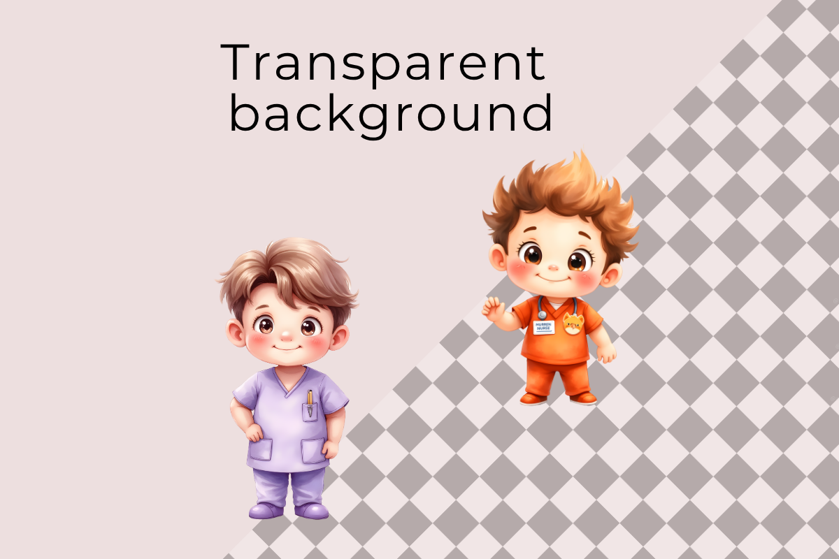 Male nurse clipart set, a Healthcare Illustration by Anca Digital Vibe (Photo 2 of 3)