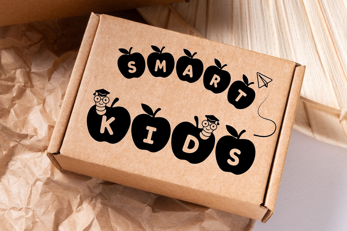 Apple Smart - Decorative Font, a Symbol Font by AnningArts (Photo 5 of 8)