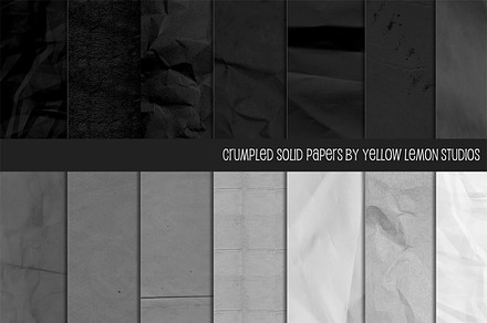 Black and Grey Wrinkled Backgrounds