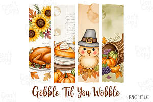 Gobble Til You Wobble Png, a Graphic by Clipart Bloom
