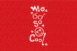 Me So Cool - Scribble Vector Graphic