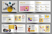 Art Exhibition Magazine Book, a Magazine Template by MightyDesign (Thumbnail 2 of 6)