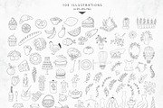Fashionable Duo Font & Illustr., a Script Font by Designwork (Thumbnail 20 of 20)
