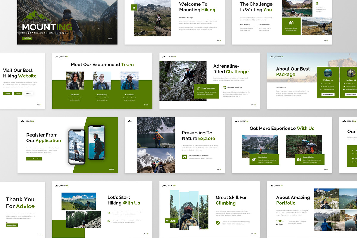 Mounting -Hiking & Adventure Keynote, a Presentation Template by MtvtdArt (Photo 6 of 6)