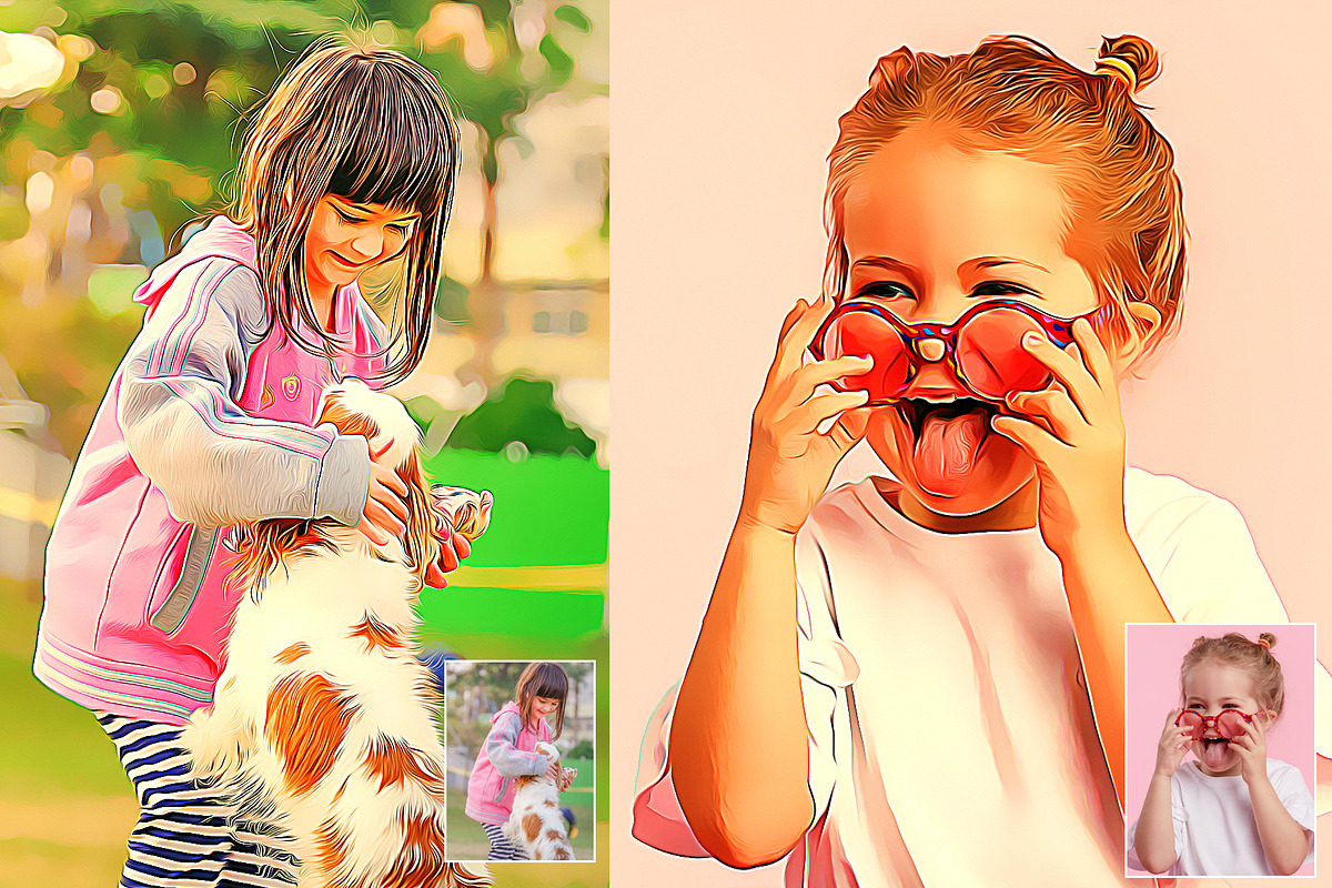 POP Oil Painting Effect, an Action Add-On by U_Design (Photo 4 of 7)