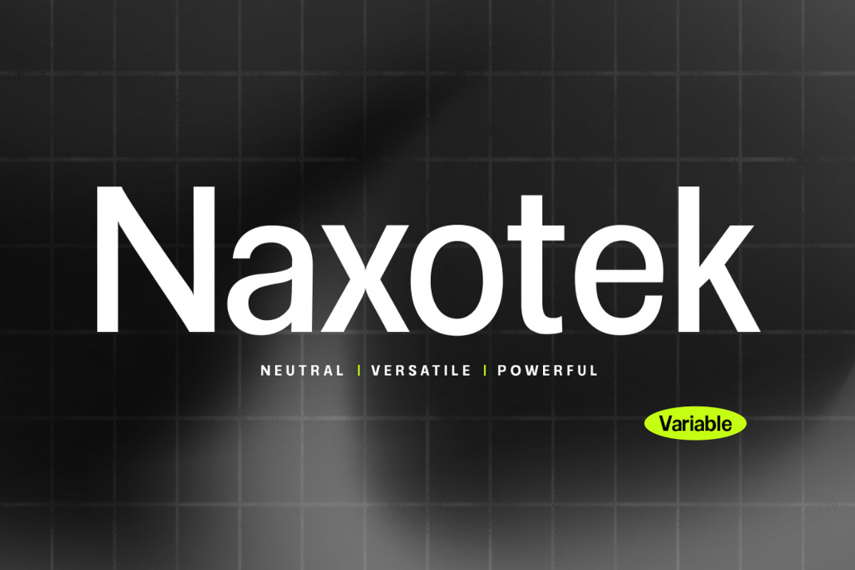 Naxotek (Variable), a Sans Serif Font by Fontastic (Photo 1 of 13)