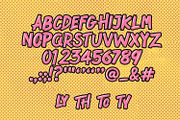 KNOCKWORK - Comic SVG Color Font, a Handwritten Font by Rashdrawn (Thumbnail 6 of 7)