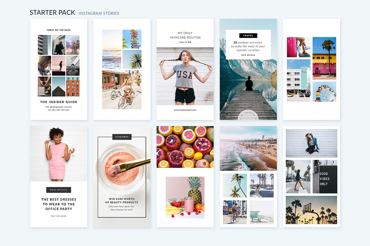 CANVA & PS Complete Instagram Bundle, a Social Media Template by Poego Social (Photo 22 of 52)