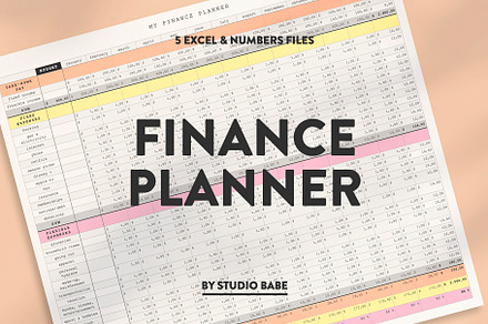 Excel & Numbers Finance Planner