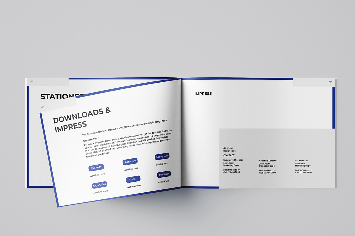 Landscape Brand Guideline Manual, a Brochure Template by Graphic Template (Photo 12 of 12)