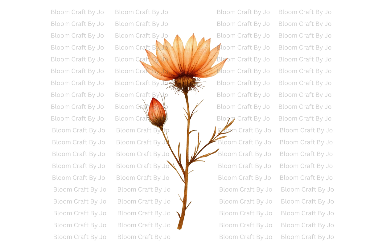 Rust Colored Wildflowers, a Decorative Illustration by Bloom Craft Creations (Photo 4 of 10)