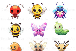 Insect Kingdom Clipart Pack