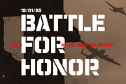 Champions Stencil, a Font by Arterfak Project (Thumbnail 3 of 14)