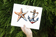 Nautical Watercolor Clipart, an Illustration by Libby Wishes (Thumbnail 7 of 7)