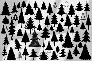 Christmas Trees Stam Brushes