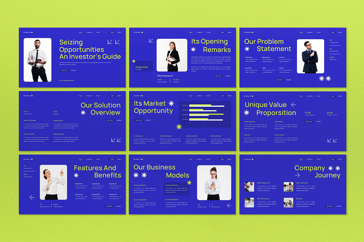 Business Pitch Deck Google Slide, a Presentation Template by graphicook (Photo 3 of 4)